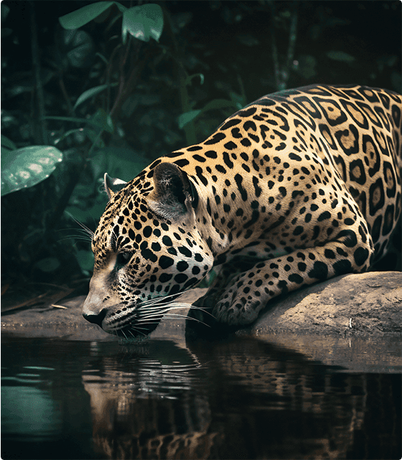 Close-up of a leopard